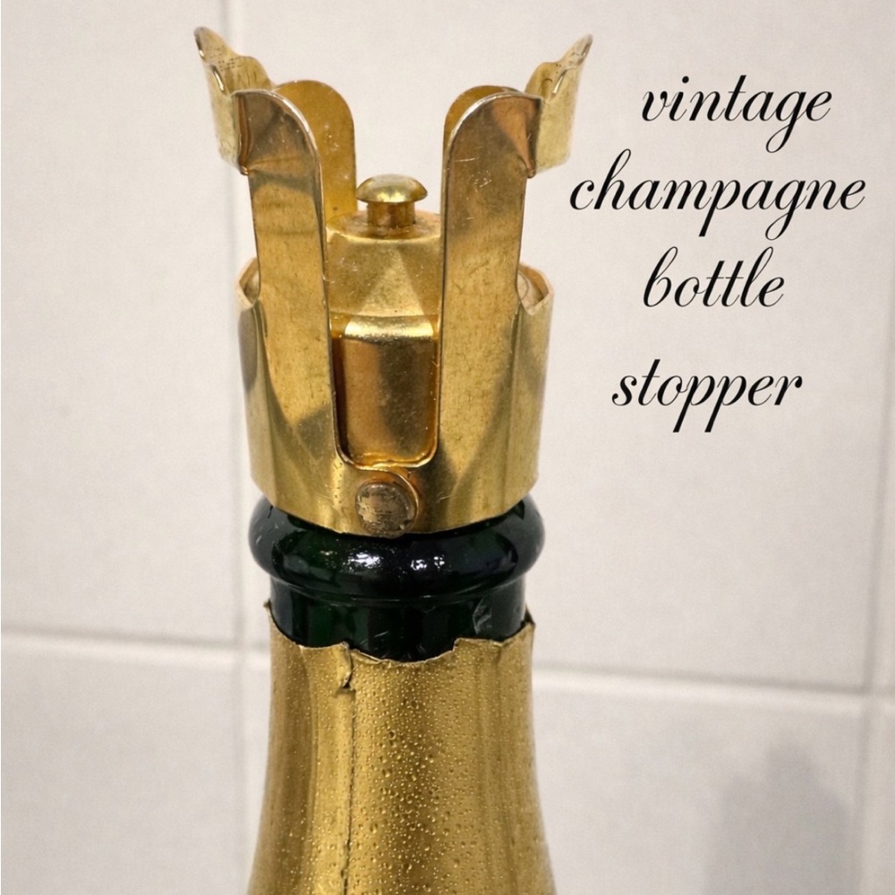 ✨ Rare Vintage Champagne Stopper – Made in France 🇫🇷 ✨